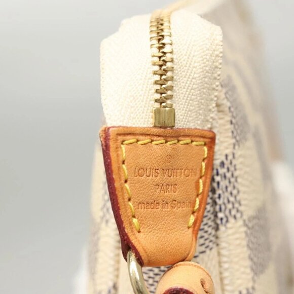 LOUIS VUITTON Damier Azur Pochette Accessoires Pouch LV Auth - Picture 11 of 16